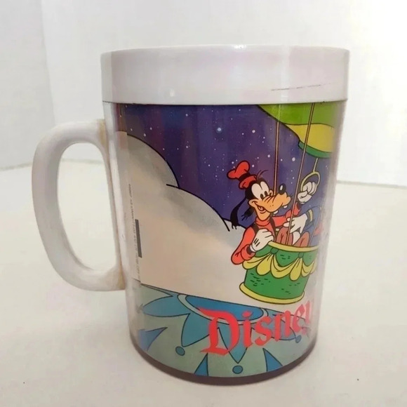 Vintage Disneyland Thermo Serv mug cup VGV, balloon adventure - Picture 1 of 7